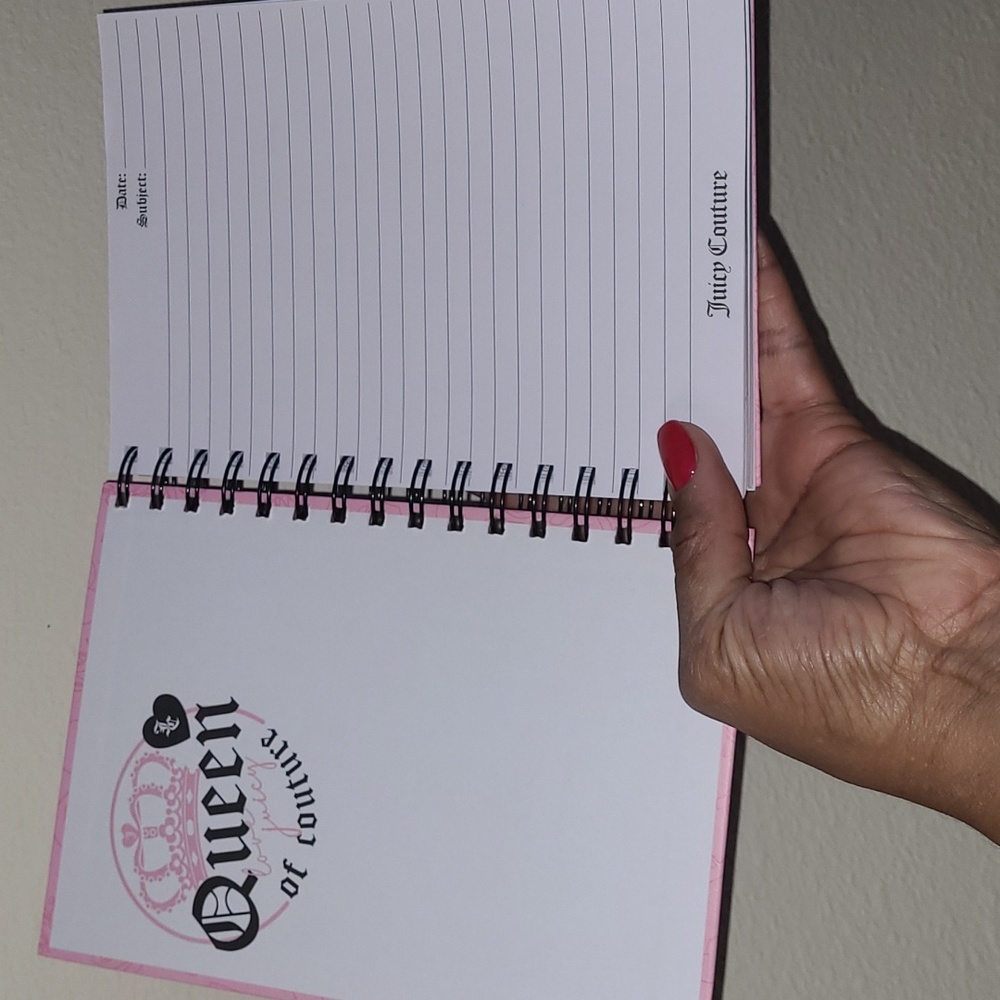 Pink Spiral Journal with Crown Design - Picture 4 of 11